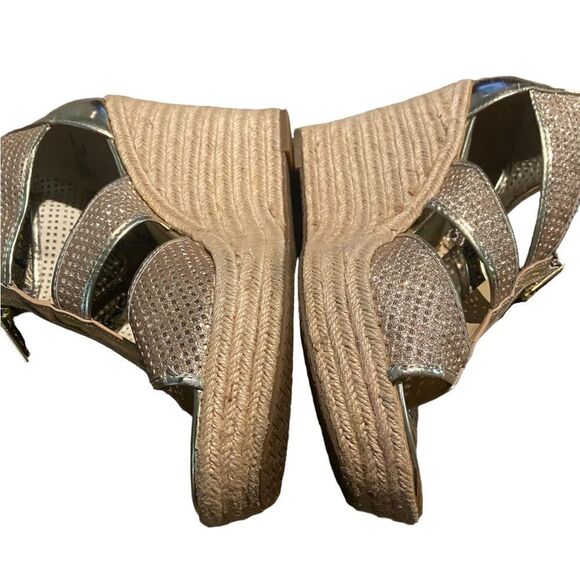 Michael by Michael Kors size 9M wedge high heeled sandals excellent condition - Picture 3 of 6